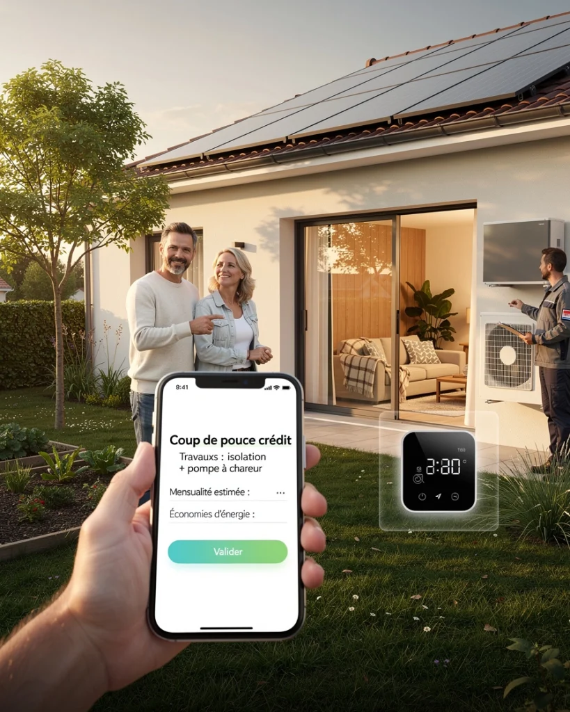 un couple demande un coup de pouce crédit pour effectuer des travaux dans leur maison